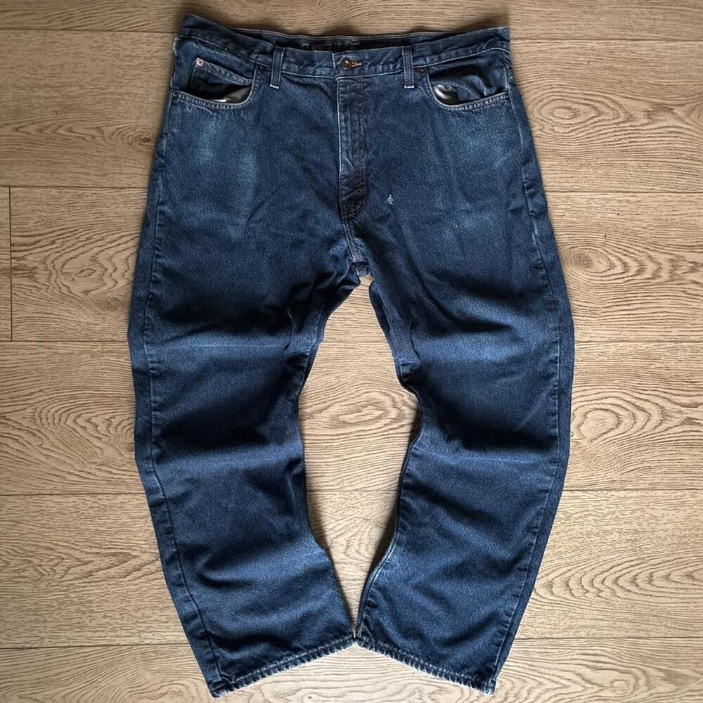 Dickies Men's Navy and Blue Jeans